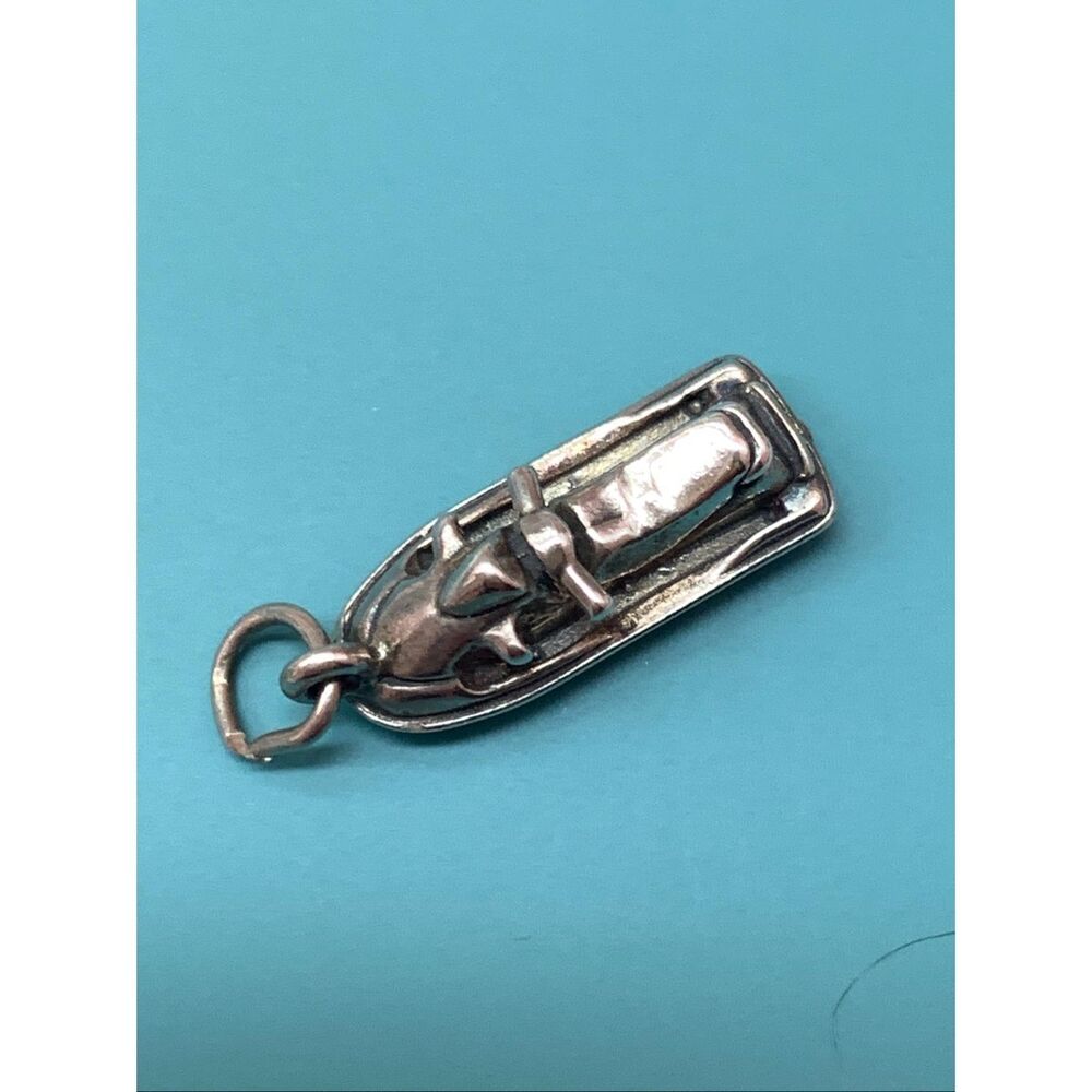 .925 Jet Ski Sterling Silver Jewelry Charm #beach
